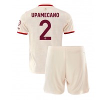 Bayern Munich Dayot Upamecano #2 Koszulka Trzecia dzieci 2024-25 Krótki Rękaw (+ krótkie spodenki)